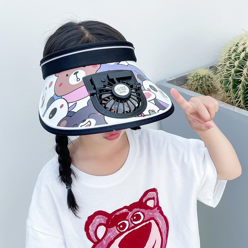 Wholesale Children's Sun Hat Large Brim Casual Cartoon Hat ACC-KH-JiaRong001