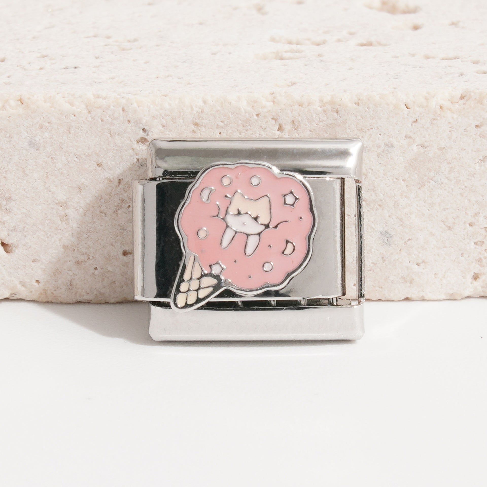 Wholesale Italian Charm Bracelet 9mm DIY Splicing Creative Pattern Stainless Steel Composable Bracelet