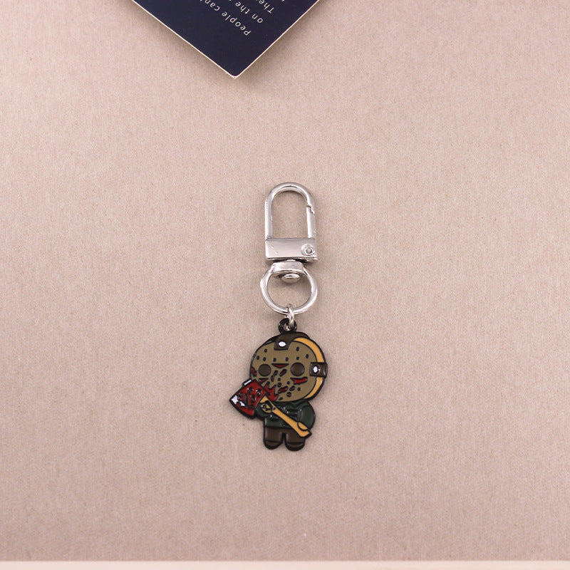 Wholesale Halloween Horror Clown Ghost Alloy Keychain ACC-KC-QiChen004