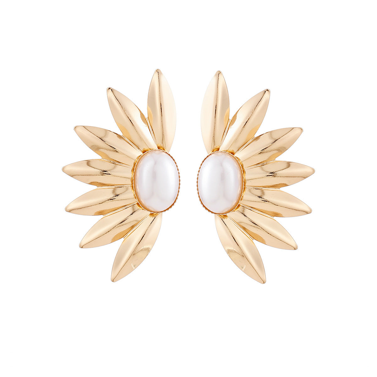 Wholesale Trendy Geometric Hollow Earrings in Zinc Alloy,  Fashion Jewelry Accessory for Resale