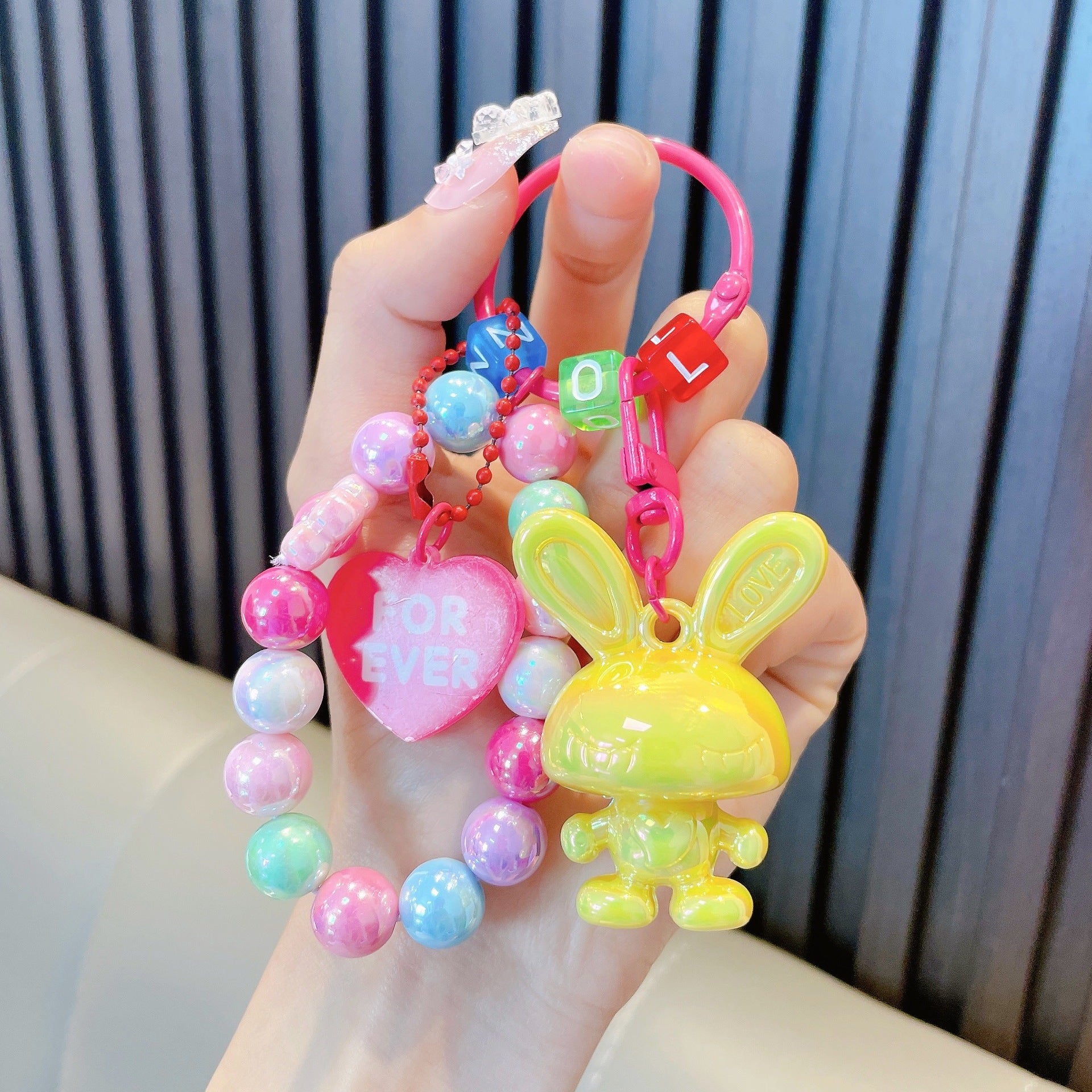 Wholesale Electroplated Colorful Conch Keychain Lanyard Keychain ACC-KC-WoAn003