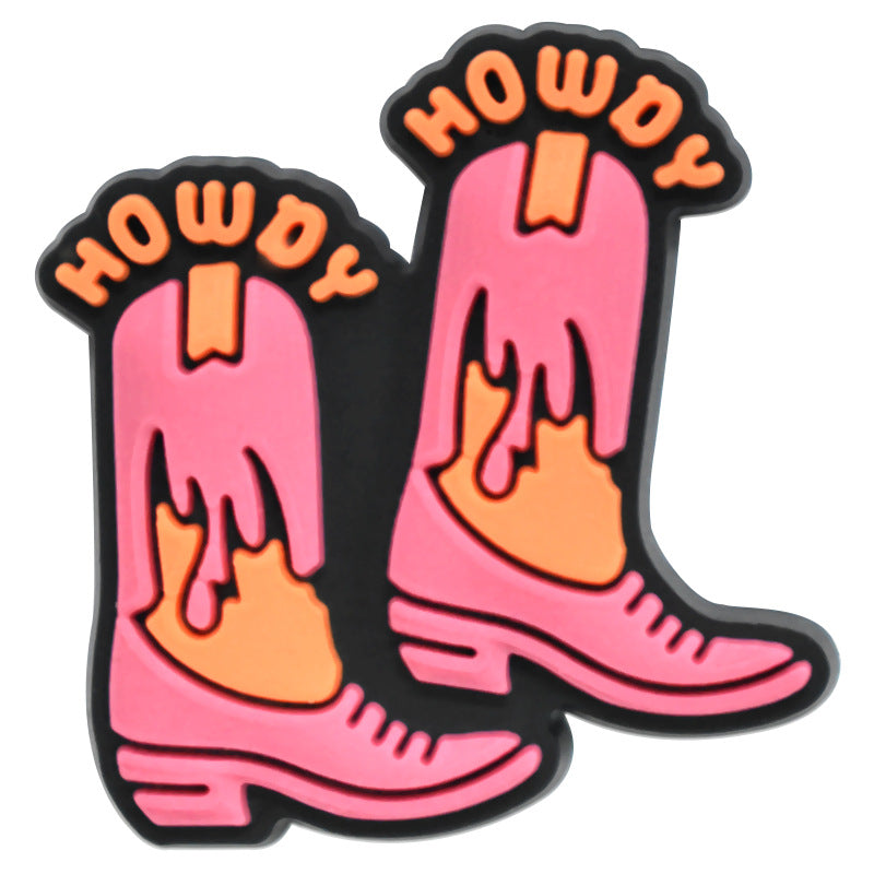 Wholesale 100pcs Random Pink Denim Shoes Accessories Shoes Charms