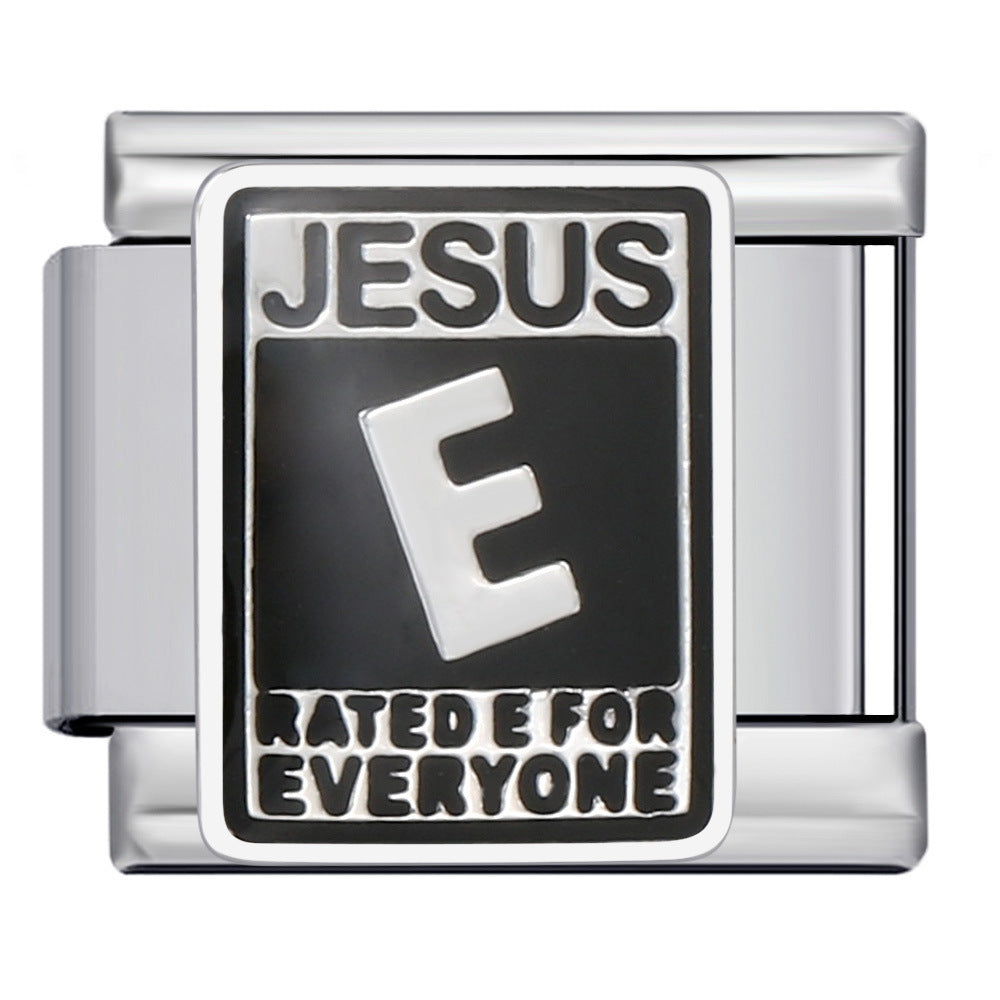 Wholesale 5pcs Italian Charm Bracelet 9mm DIY Splicing Cute Creative Stainless Steel Composable Bracelet