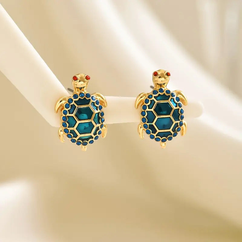 Wholesale 	
Zinc alloy turtle earrings