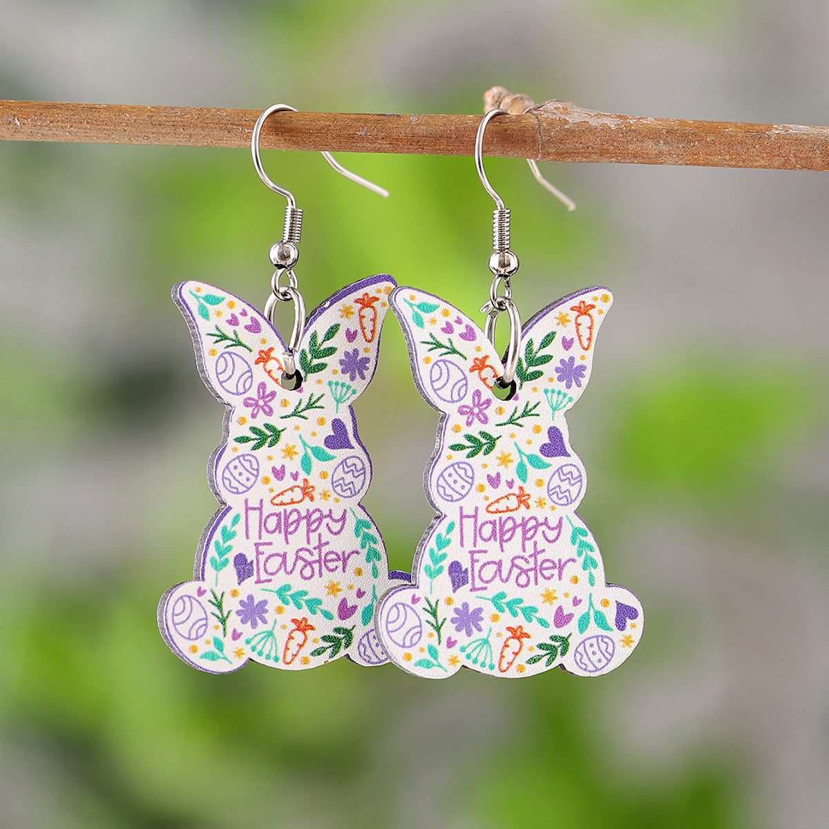 Wholesale Easter Bow Cross Rabbit Hen Pendant Earrings