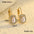 Wholesale Square zircon earrings stainless steel light luxury earrings