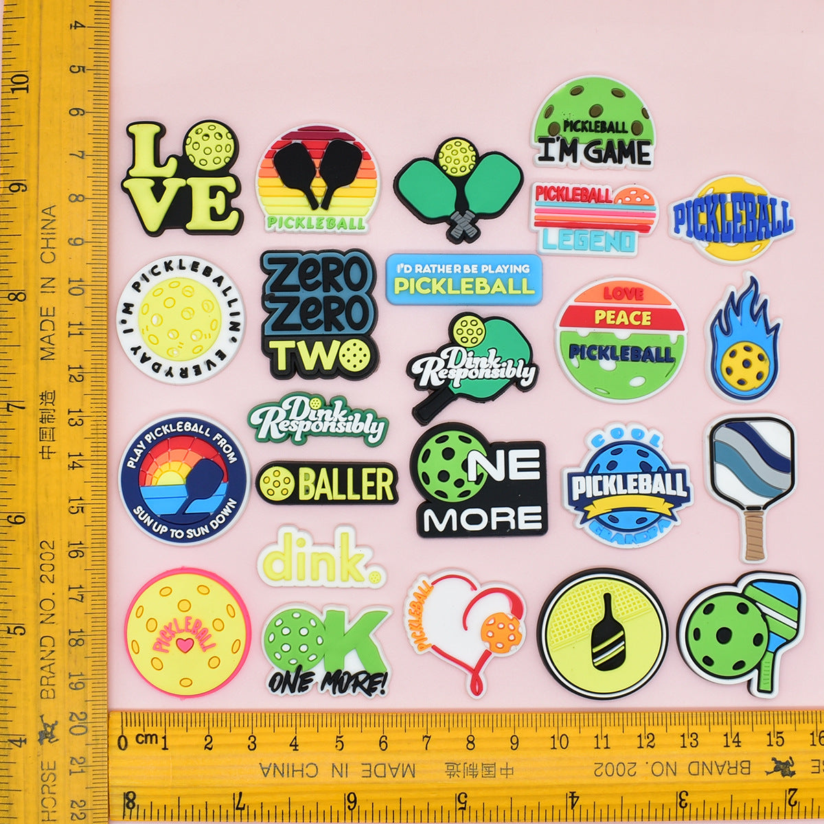 Wholesale Random 100pcs Ball Sports PVC Soft Rubber Shoe Buckle Decoration ACC-SC-RYY077