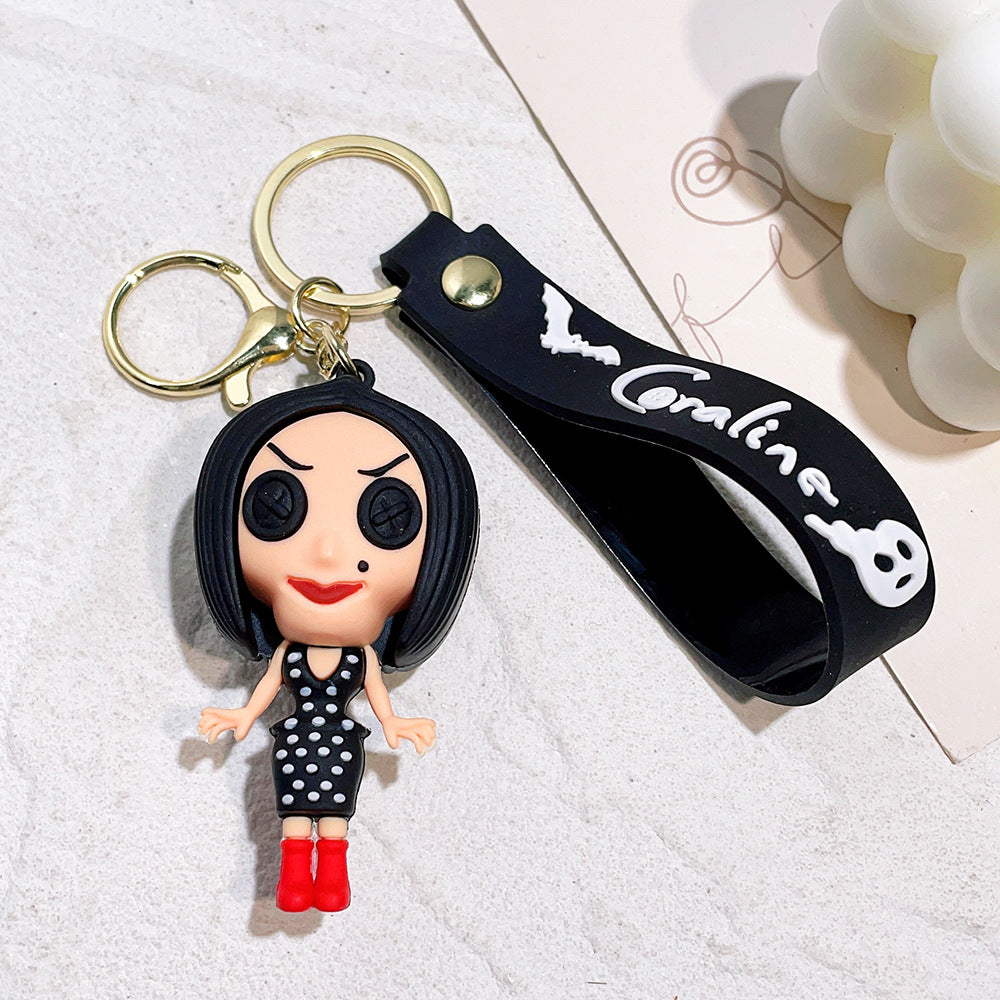 Wholesale Cartoon PVC Soft Glue Cute Keychain ACCVIP-KC-QiWei003
