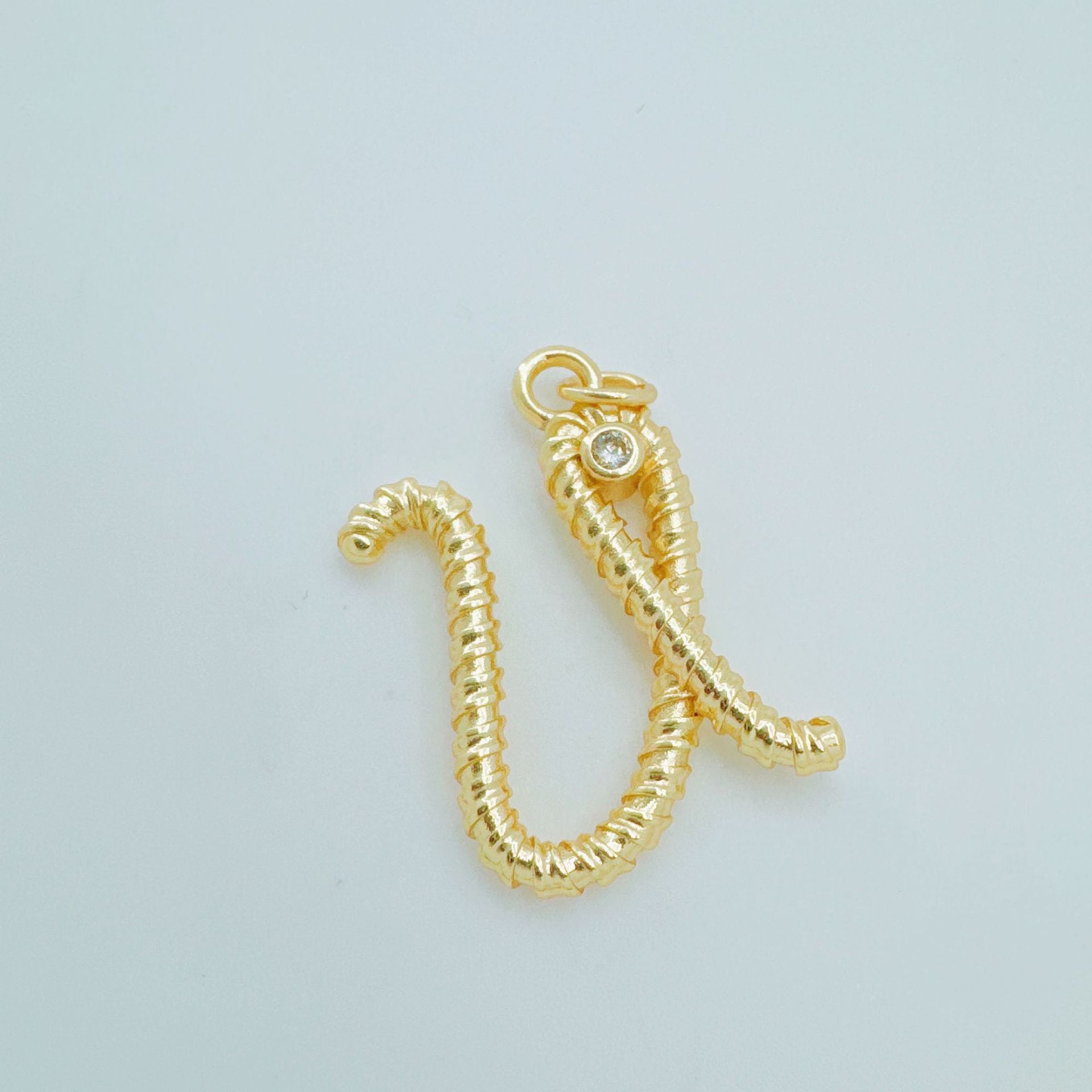 Wholesale Gold Plated Copper 26 Letter Alphabet Pendant,  Trendy Hip-Hop Jewelry Accessory for Everyday Gift
