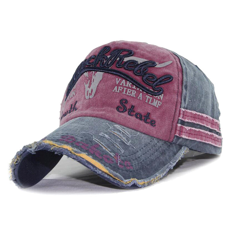 Wholesale Fashionable baseball cap with letter embroidery