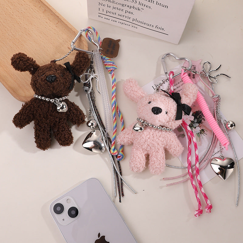 Wholesale Bear rabbit plush keychain