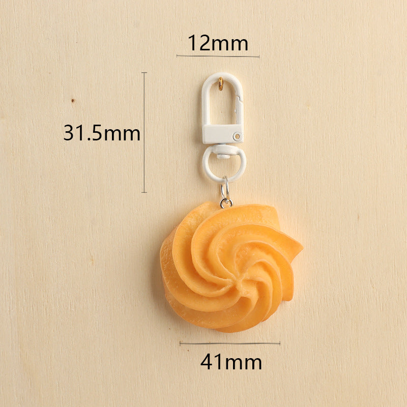 Wholesale  Cookie Keychain Pendant Cute and Creative Keychains