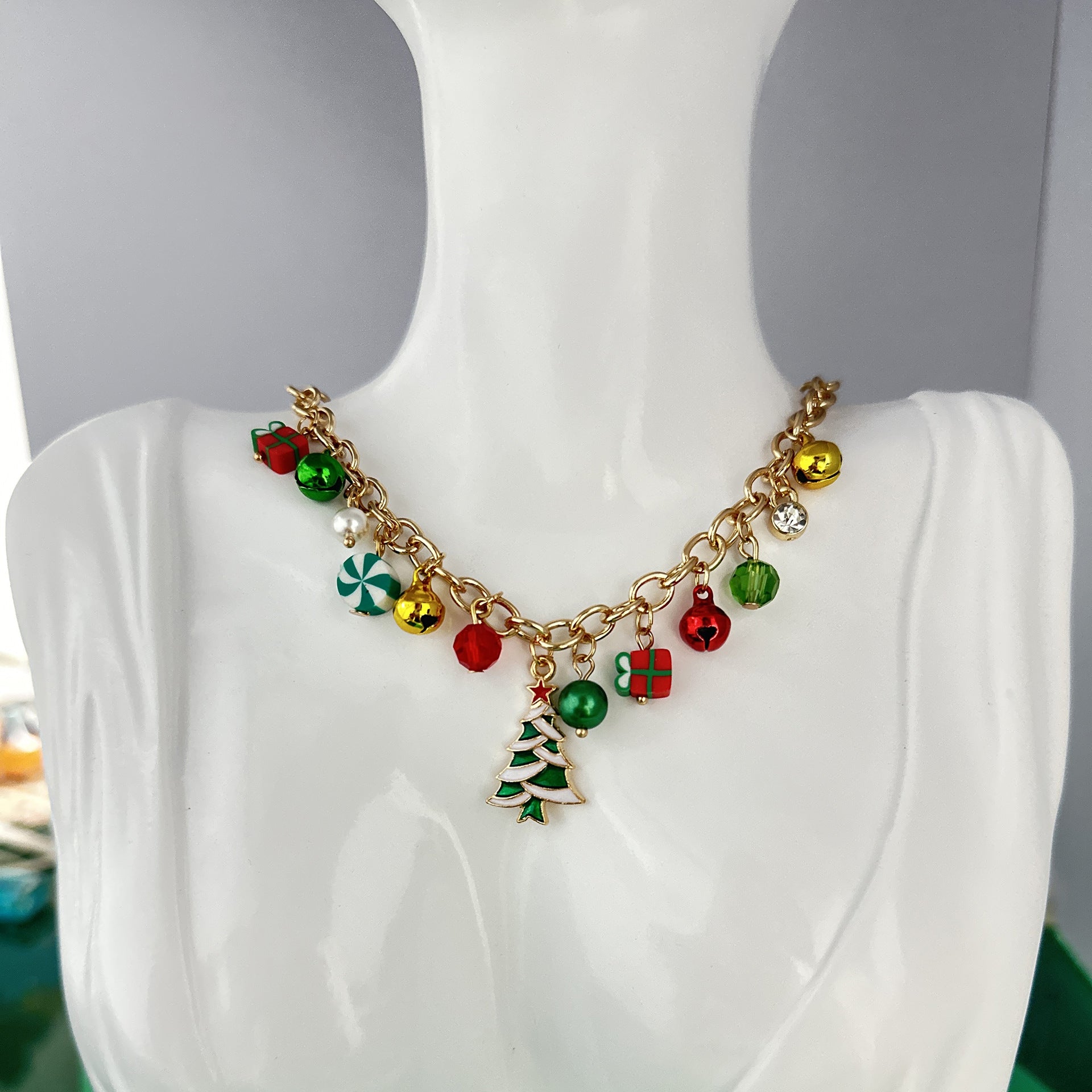 Wholesale Christmas Element Necklace
