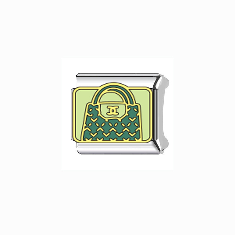 Wholesale Italian Charm Bracelet 9mm DIY Splicing Removable Creative Pattern Stainless Steel Composable Bracelet