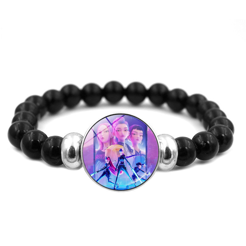 Wholesale Resin K-POP Beaded Bracelet ACCVIP