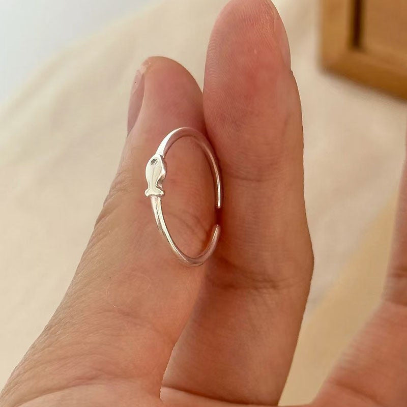 Wholesale  Funny Cartoon New Apple Dog Ring