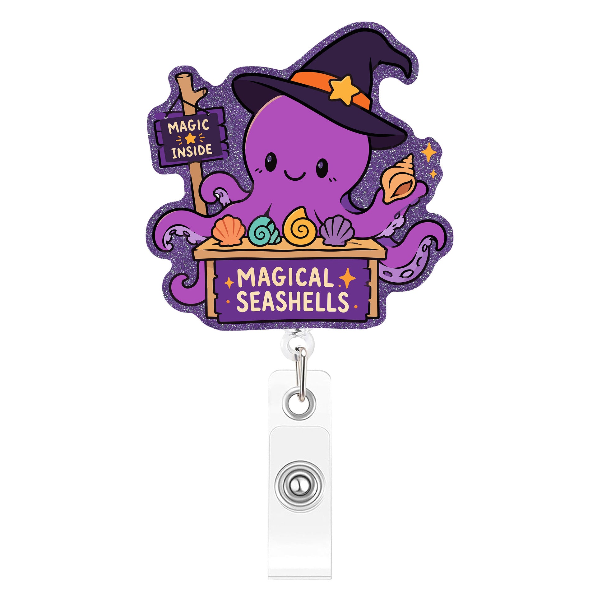 Wholesale 360 Degree Rotating Sea Animal Badge Reel With Alligator Clip  Funny Retractable ID Holder Party Fashion Accessory