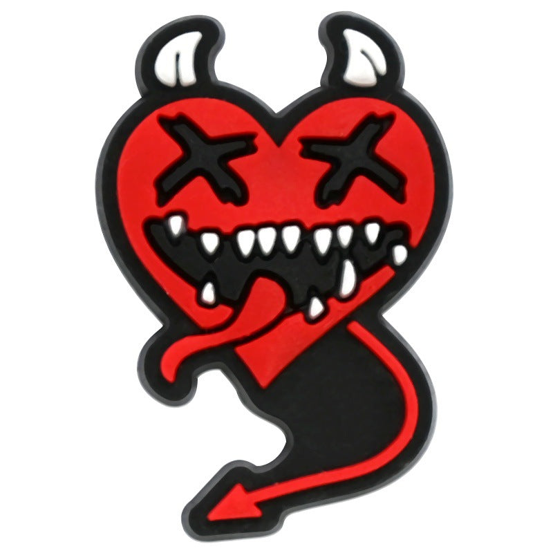 Wholesale Random 100pcs Horror Face Series Shoes Accessories Shoes Charms