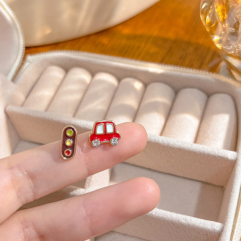 Wholesale  Cartoon Fashion Cute  Panda Collected Earrings