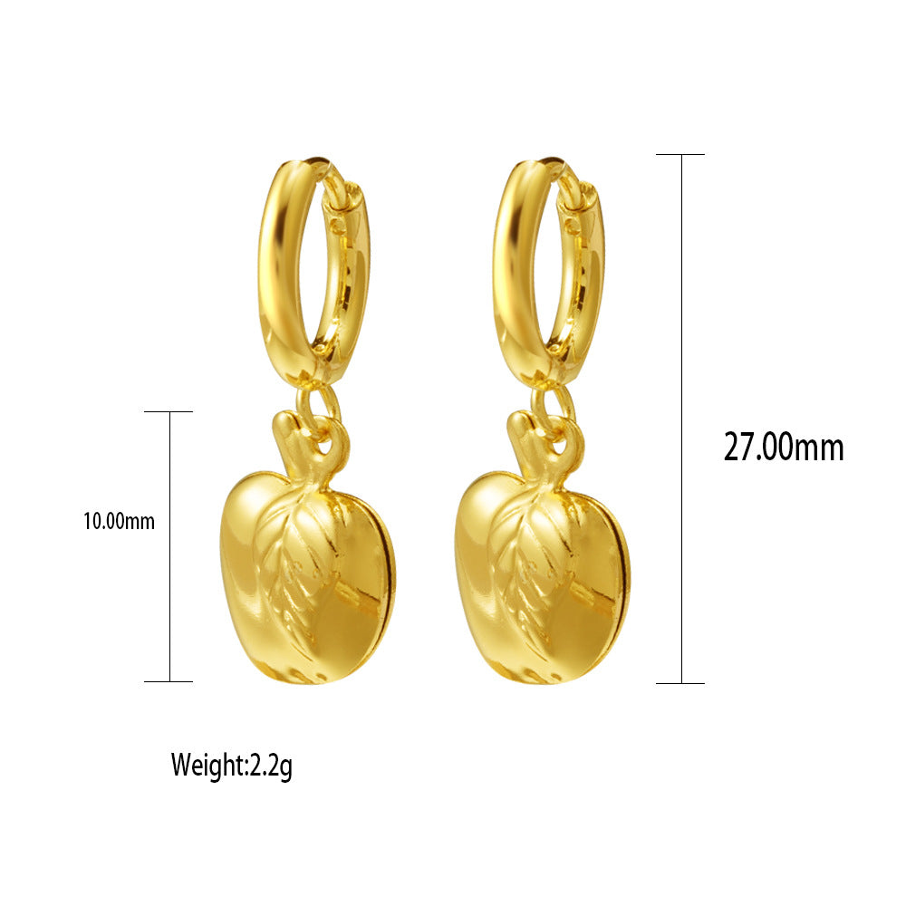 Wholesale Electroplated Stainless Steel Shell Earrings - Boutique Resale Jewelry
