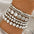 Wholesale Round Women's Bracelet Metallic Six-piece Bracelet