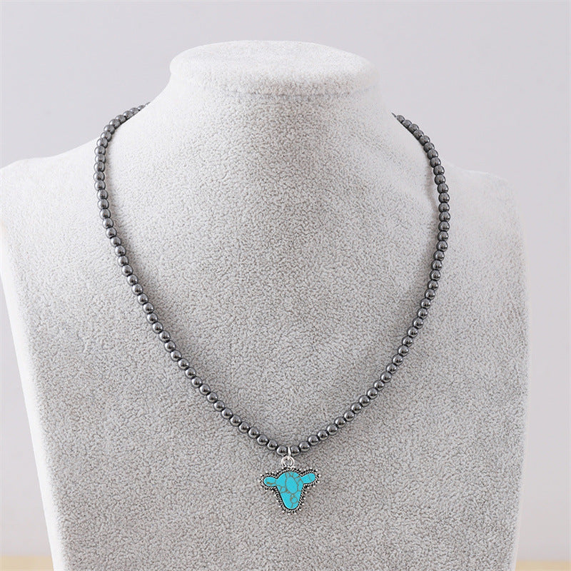 Wholesale Black Round Bead Necklace