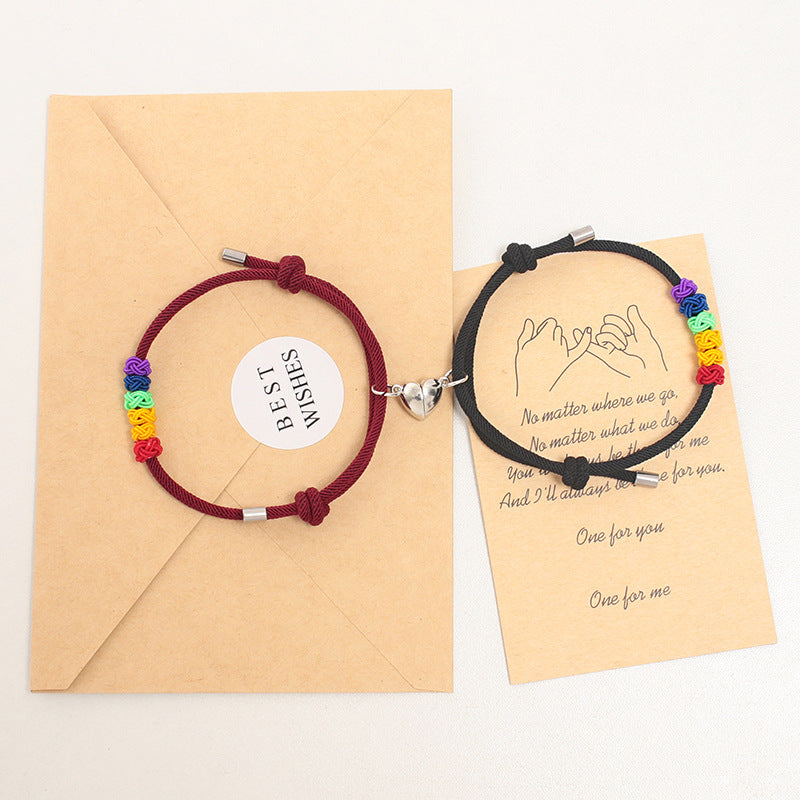 Wholesale  love magnet couple bracelet