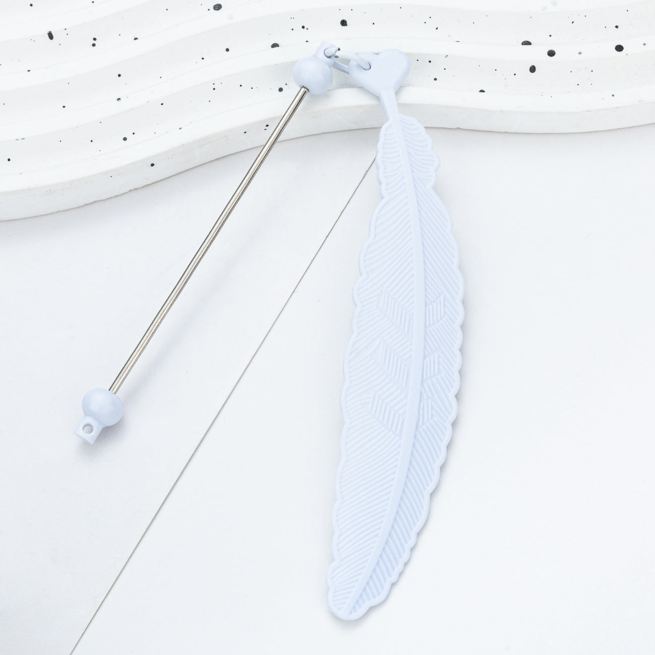 Wholesale DIY Beadable Feather Bookmark