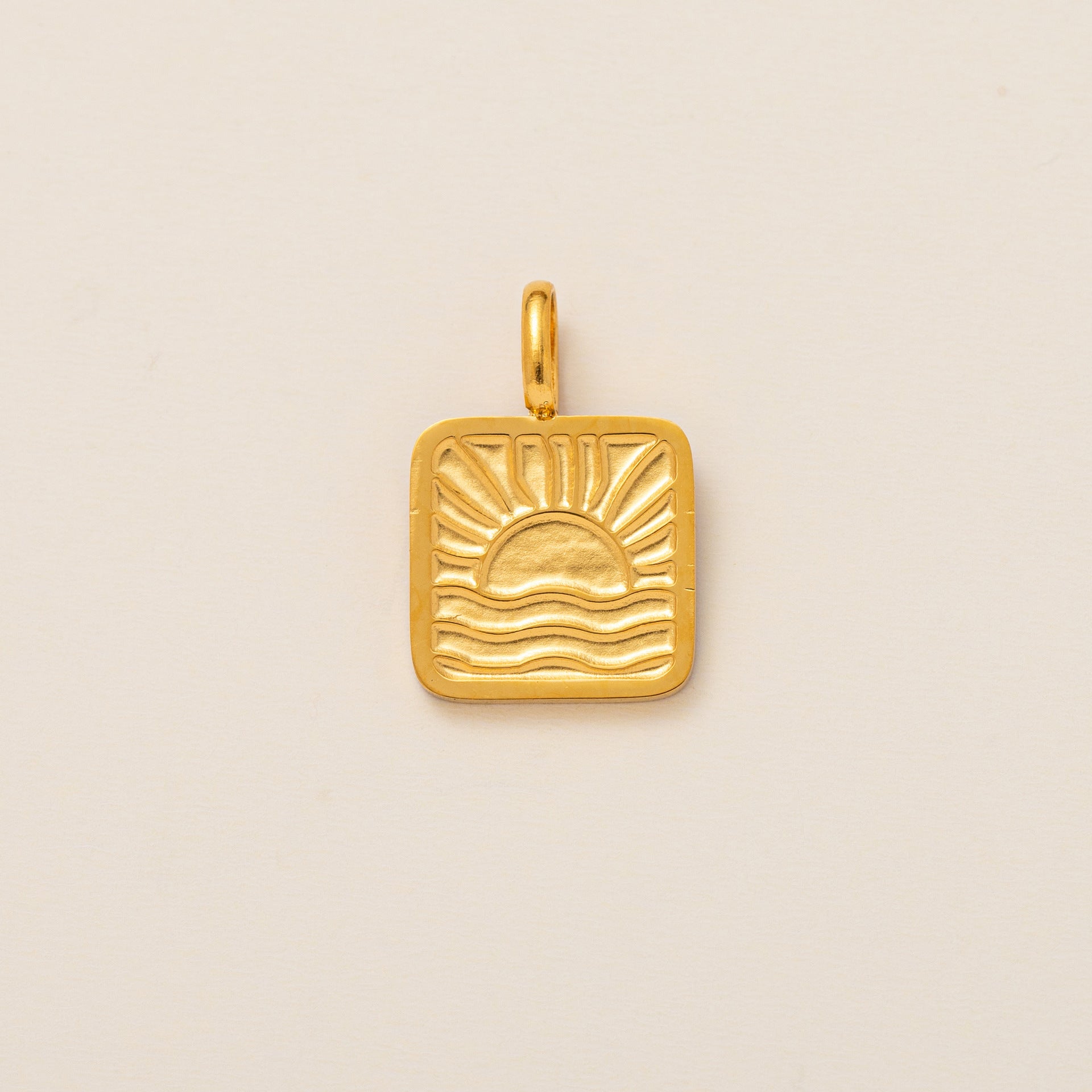 Wholesale 2PCS Titanium steel flower eye adjustable pendant