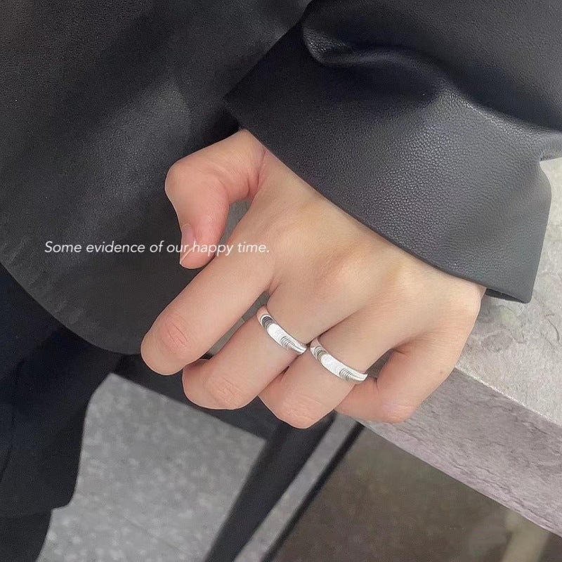 Wholesale Pure Silver 9999 Cat Eye Open Ring