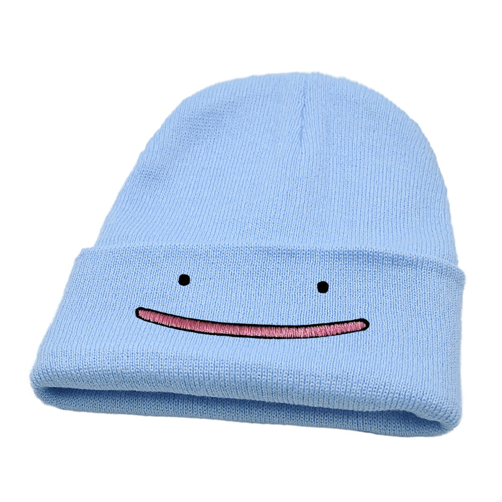 Wholesale cartoon cute embroidered beanie hat