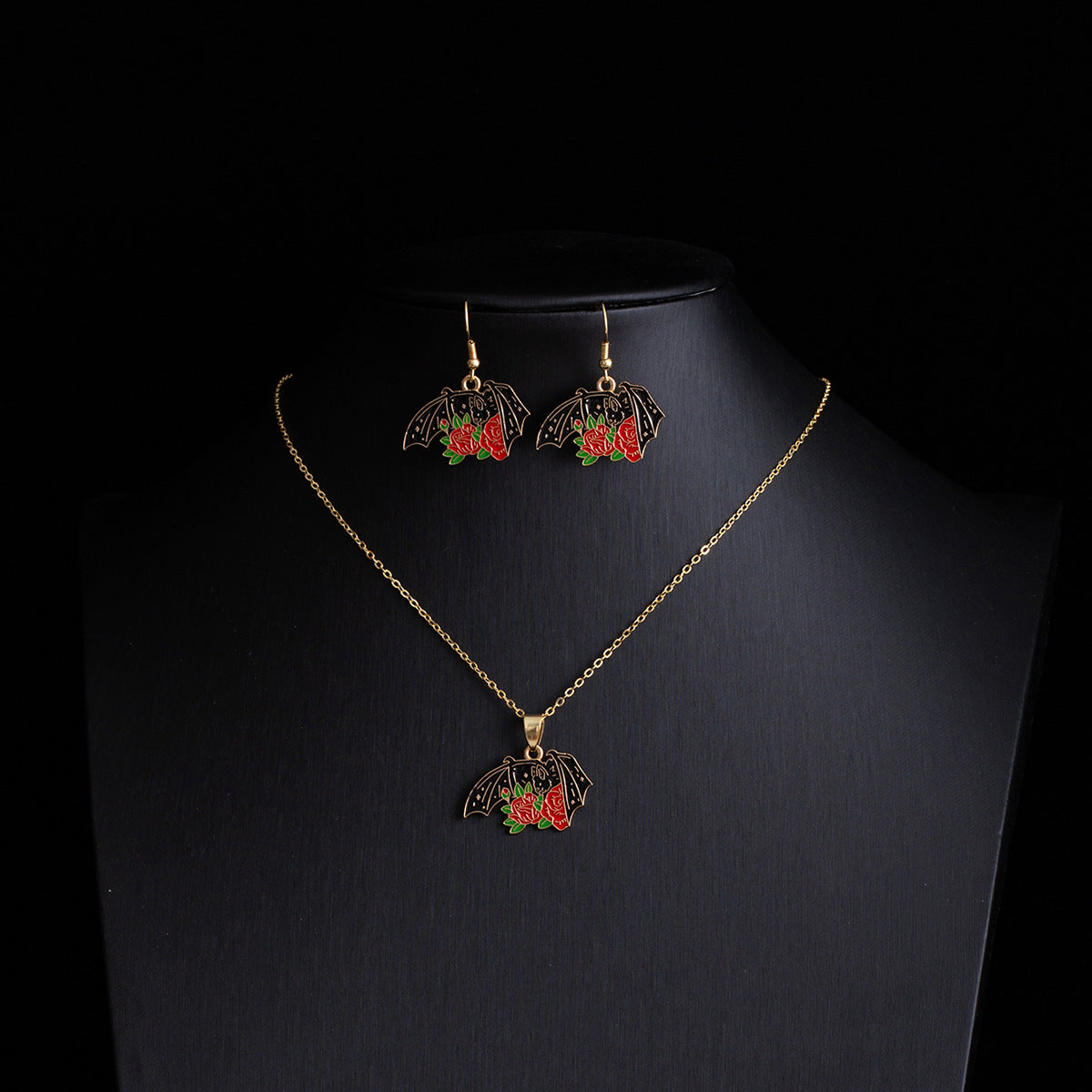 Wholesale Gothic  cartoon ghost earrings skull jewelry