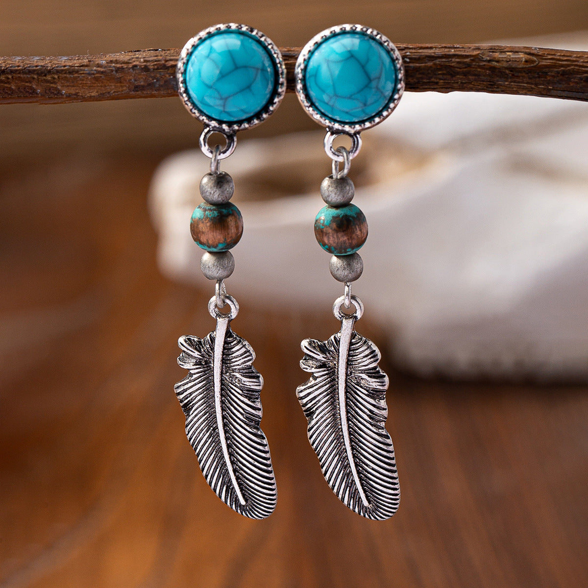 Wholesale 5pcs Vintage Turquoise Earrings