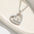 Wholesale heart-shaped necklace mother gift love footprint baby love footprints necklace