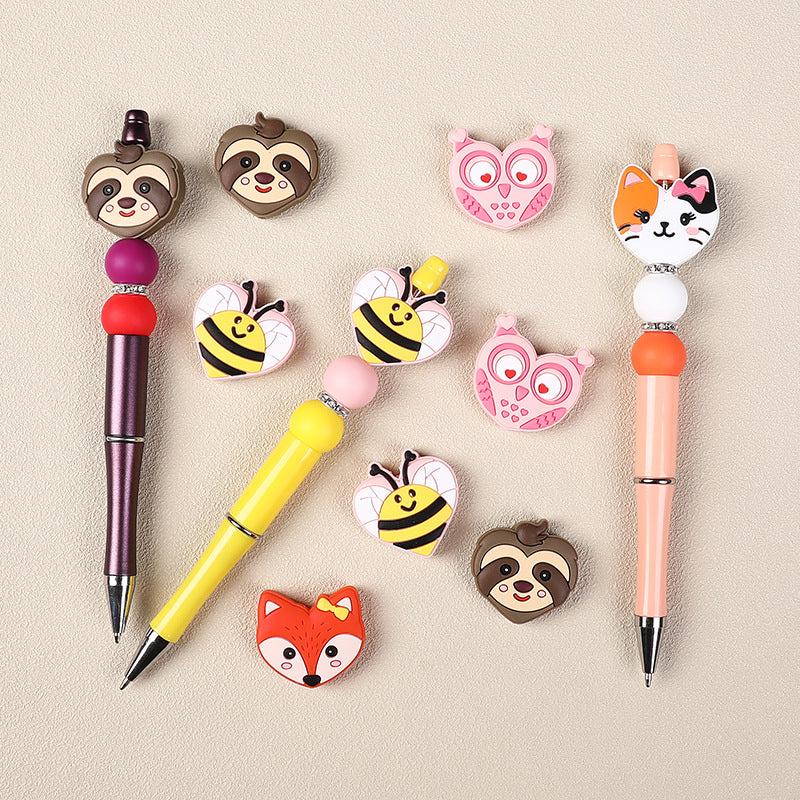 Wholesale 20pcs Valentine's Day Love Pet Focal Beads DIY Bead Accessories ACC-BDS-RongFa055