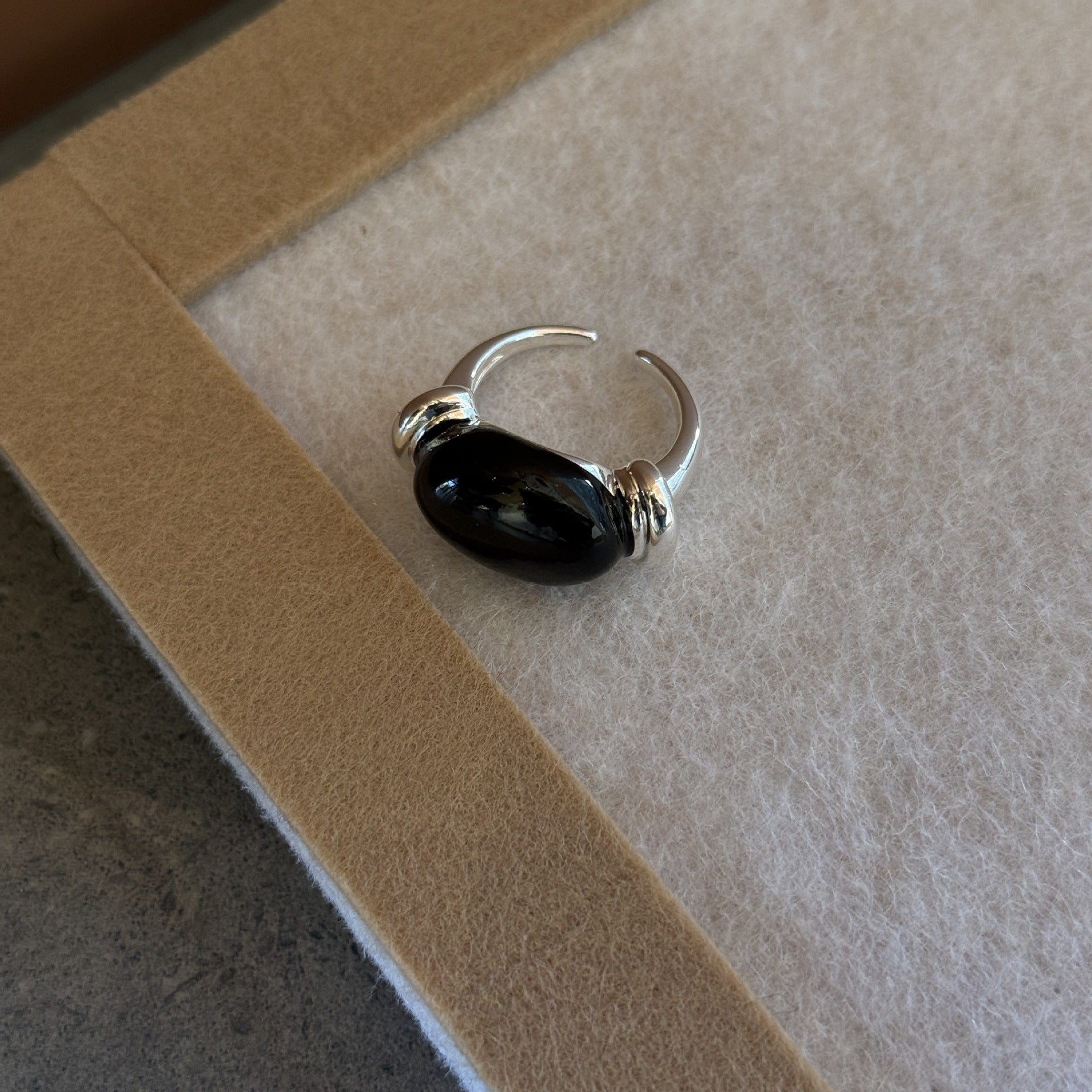 Wholesale Oval Drip Oil Finish Ring Trendy Fashion Accessory for Everyday Wear and Gift