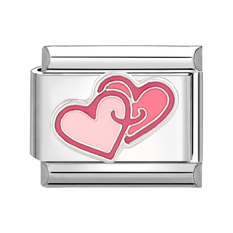 Wholesale Italian Charm Bracelet 9mm DIY Splicing Removable  Stainless Steel Composable Bracelet