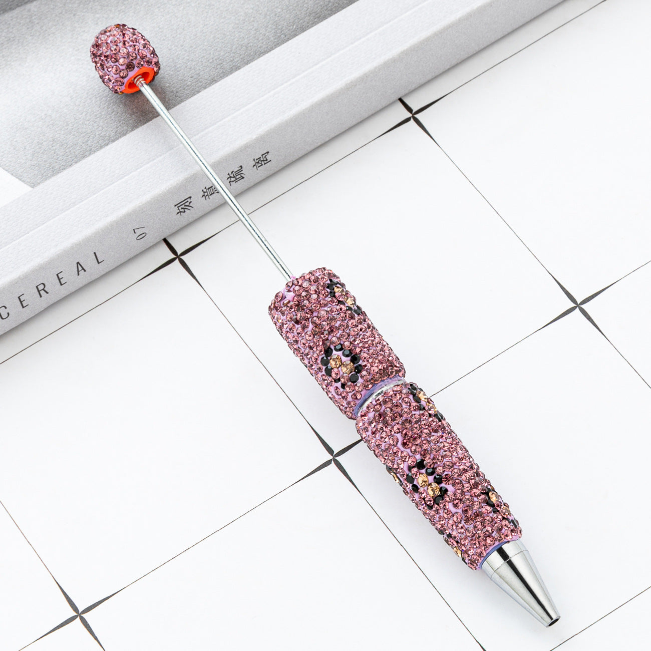 Wholesale Leopard Print Beadable Diamond Pens