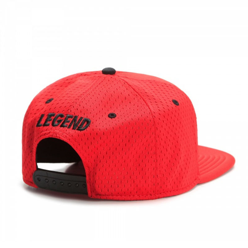 Wholesale number red mesh quick-drying breathable baseball cap