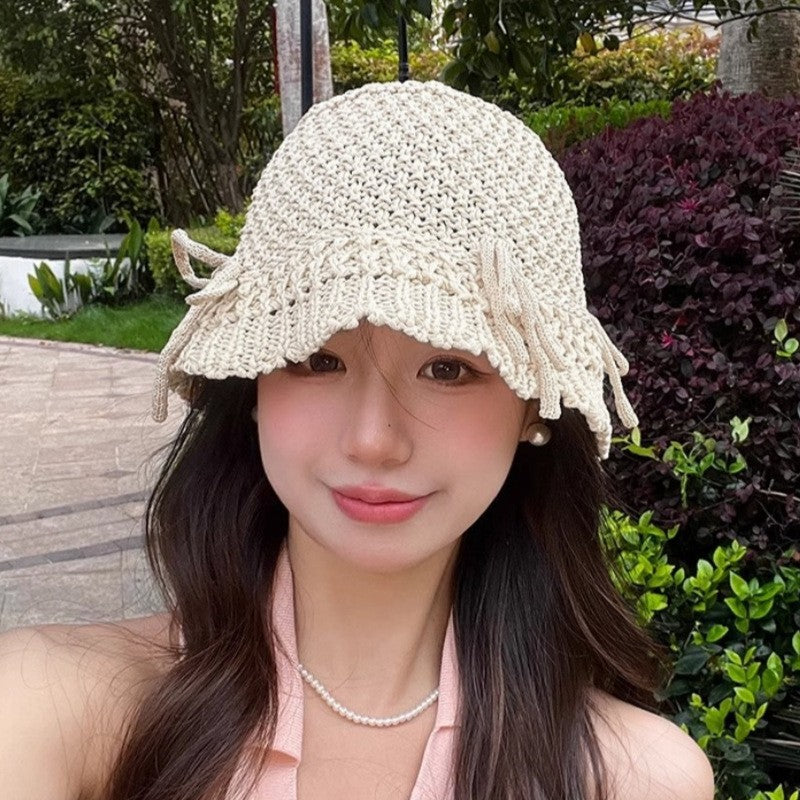 Wholesale Hollow Woven Fisherman Hat Bucket Hat