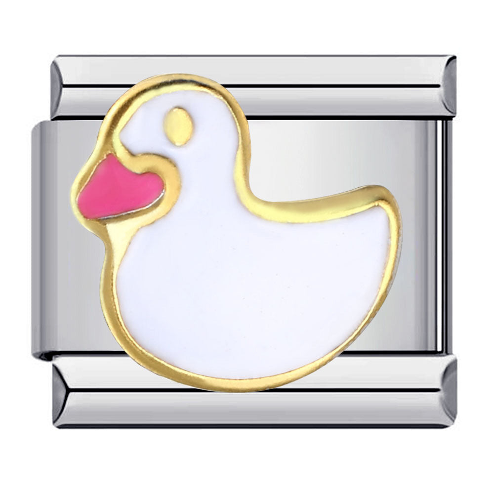 Wholesale Italian Charm Bracelet 9mm DIY Splicing Removable Heart Crown Element Stainless Steel Composable Bracelet