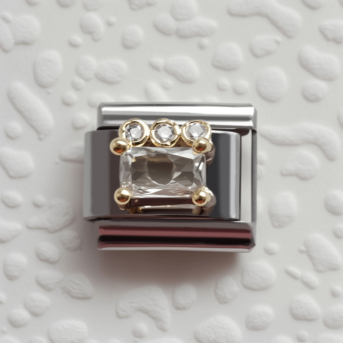 Wholesale 5pcs Italian Charm Bracelet 9mm DIY Splicing Creative Pattern Stainless Steel Composable Bracelet