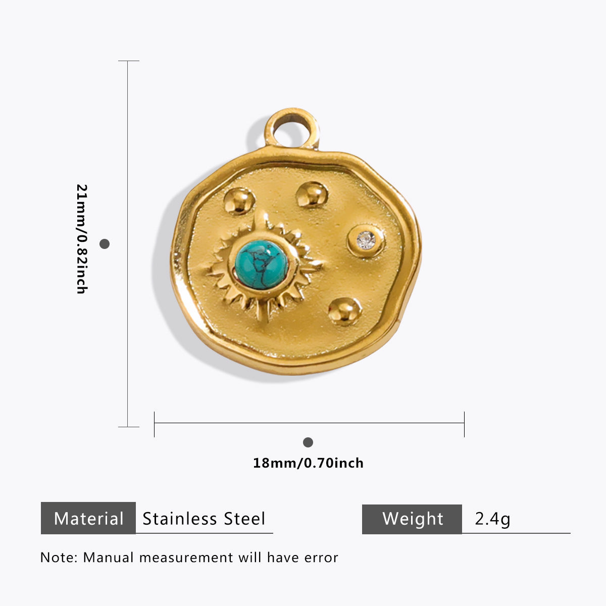 Wholesale 5pcs Stainless Steel  Pearl Pendant Oil Drop Pendant Bell Flower Pendant