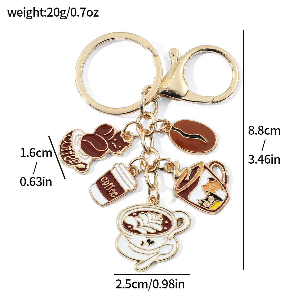 Wholesale Black and white lipstick blush palette bow keychain