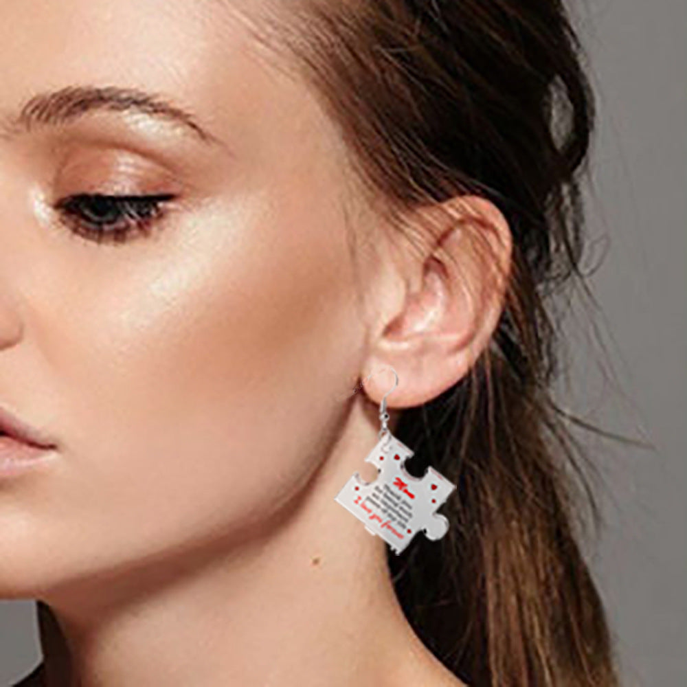 Wholesale Mother's Day Earrings Transparent Acrylic Earrings ACC-ES-YuChan001