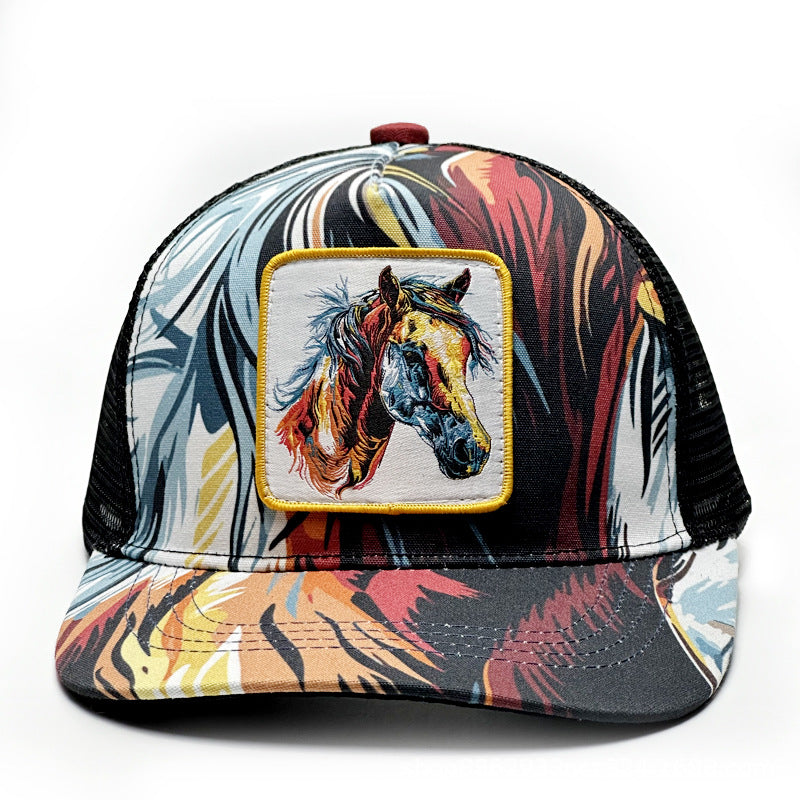 Wholesale Animal embroidery baseball cap