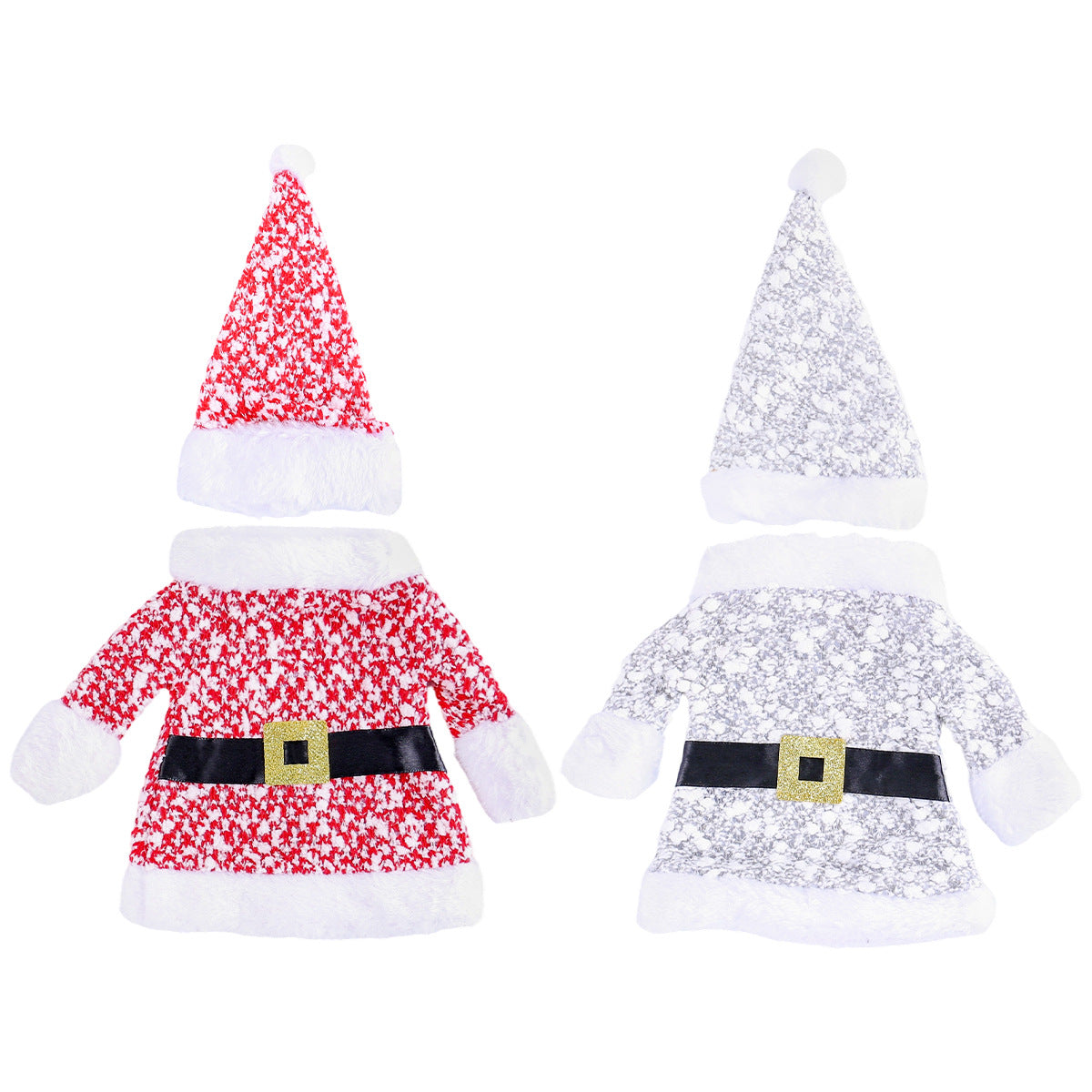 Wholesale  Christmas Decorations  Clothes Hats Wine Bottle Set  Decorations