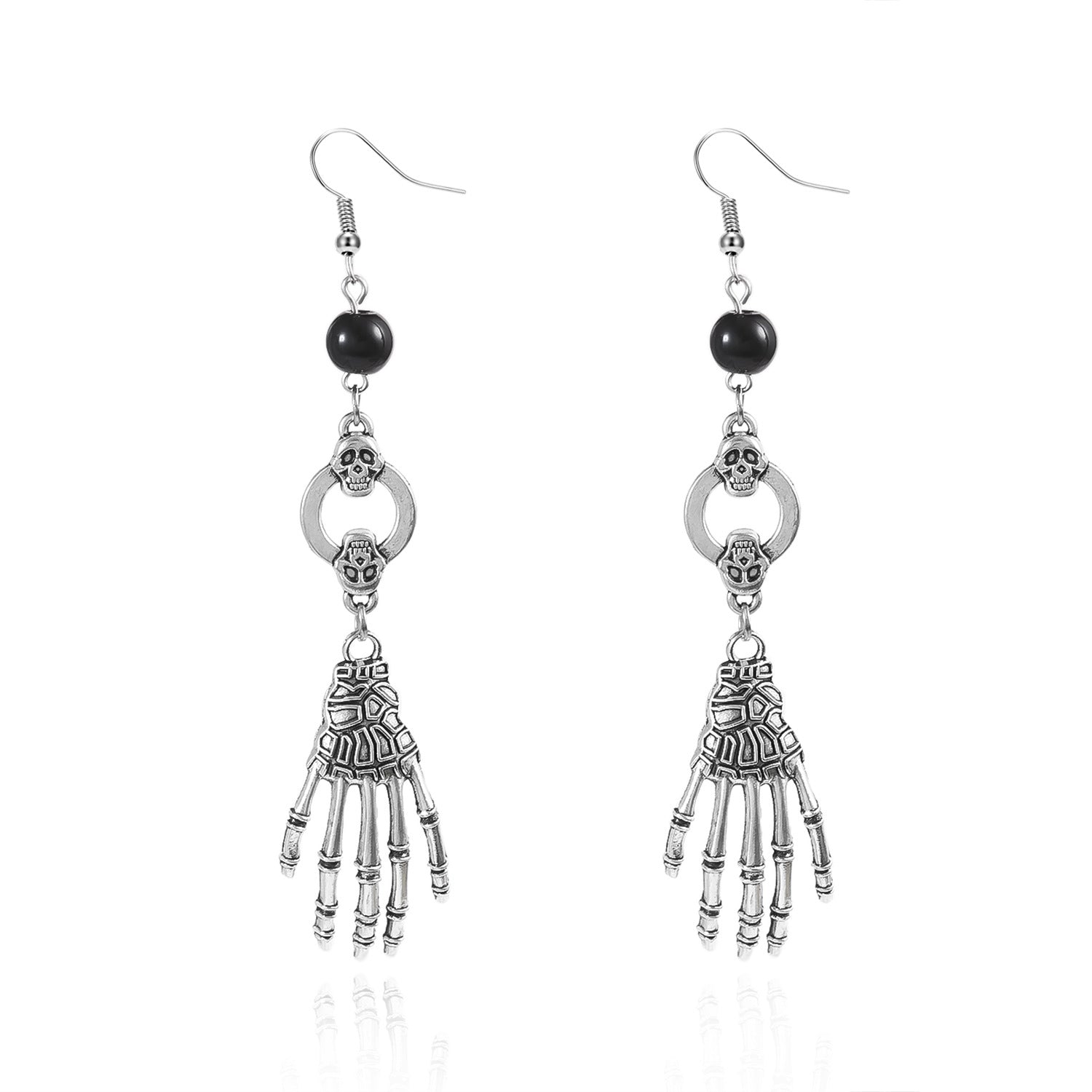 Boucles d'oreilles Halloween exagérées en gros boucles d'oreilles Skull Bat Spider