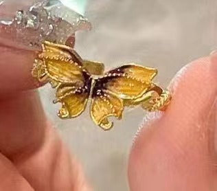 Wholesale  Bow Diamond Ring  Opening Adjustable Ring