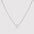 Wholesale Titanium steel zircon oval round pendant necklace simple ins fashion furnace vacuum electroplating